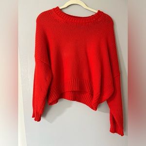 jumper no14 summer flame Babaa. Pure cotton jumper.